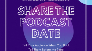 Empowered Marketing Tips (2/5) SHARE THE DATE.