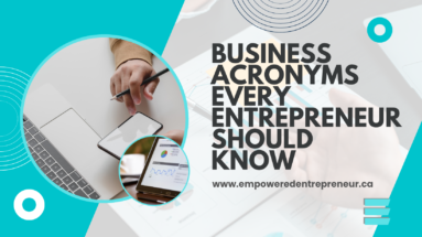 Business Acronyms Every Entrepreneur Should Know. EmpoweredEntrepreneur.ca