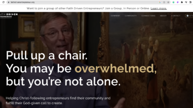 Faith Driven Entrepreneur - home page