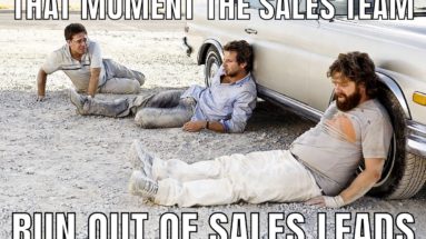 When the Sales Team Runs Out of Leads