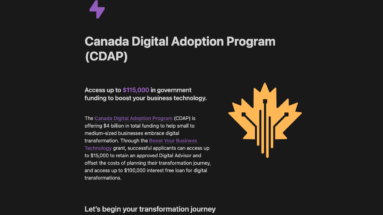 Canadian Digital Adoption Program